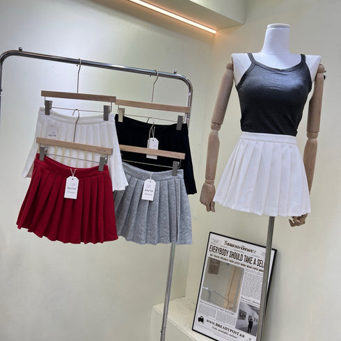 Ladies Mini Pleated Skirts
